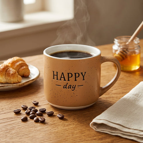 Earth Tones Matte Ceramic Coffee Mug