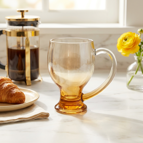 Vintage Inspired Irish Coffee & Latte Glass Set of 6