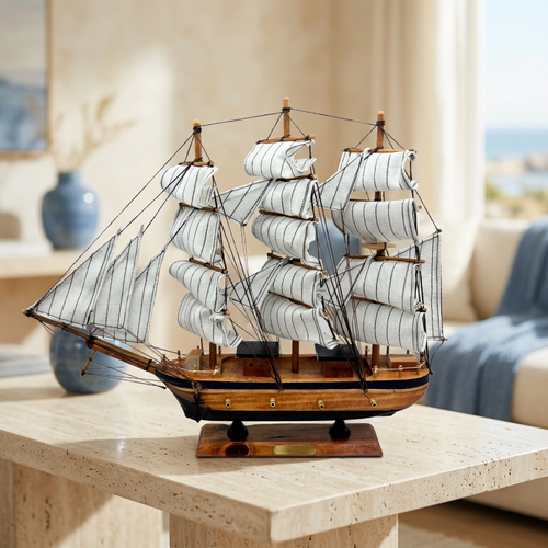 Wooden Nautical Clipper Ship Cutty Sark Model