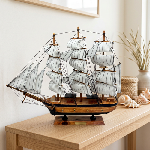Wooden Nautical Clipper Ship Cutty Sark Model
