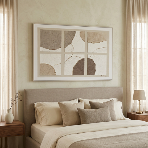 Minimalist 3D Textured Canvas Wall Art