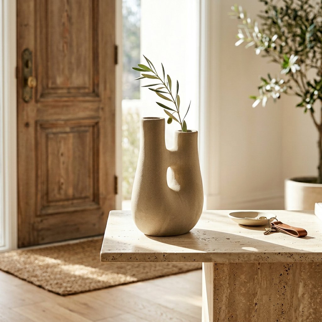 Modern Ceramic Double Spout Vase