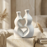 Eternal Matte White Nordic Vase Set of 2