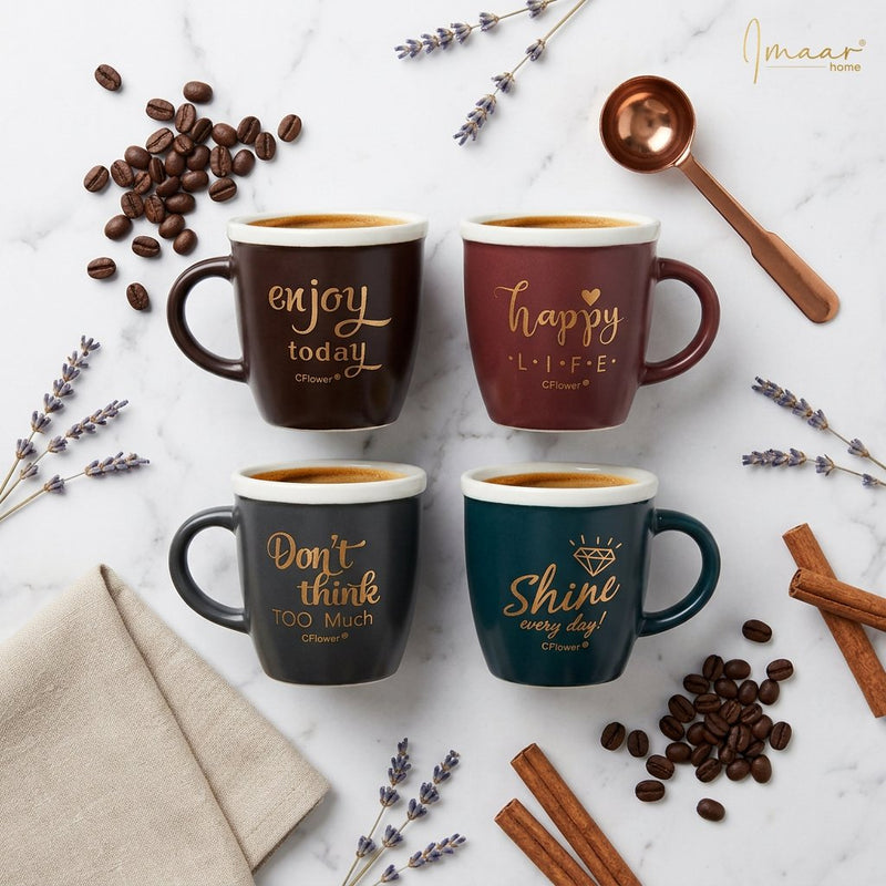 Aesthetic Motivational Ceramic Mug 100 CC