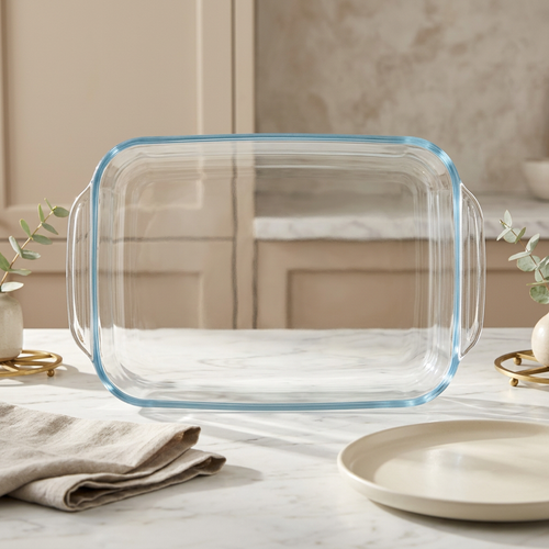 Premium Glass Rectangular Baking Dish Set of 2