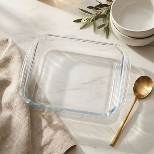 Premium Glass Rectangular Baking Dish Set of 2