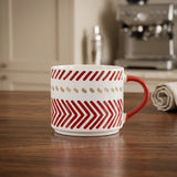 Modern Geometric Mosaic Ceramic Mugs