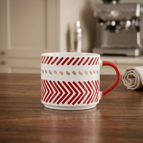 Modern Geometric Mosaic Ceramic Mugs