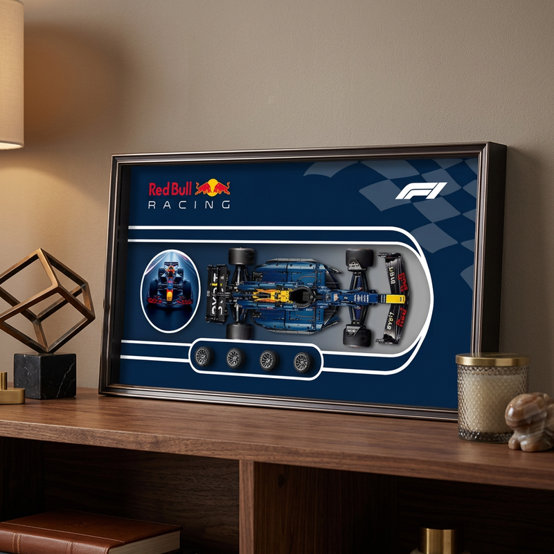 3D Red Bull Racing F1 Wall Display Frame