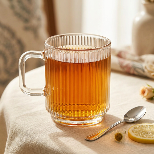 Minimalist Ribbed Glass Set of 2