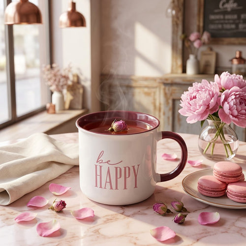 Aesthetic Mindful Quote Ceramic Tea Mug