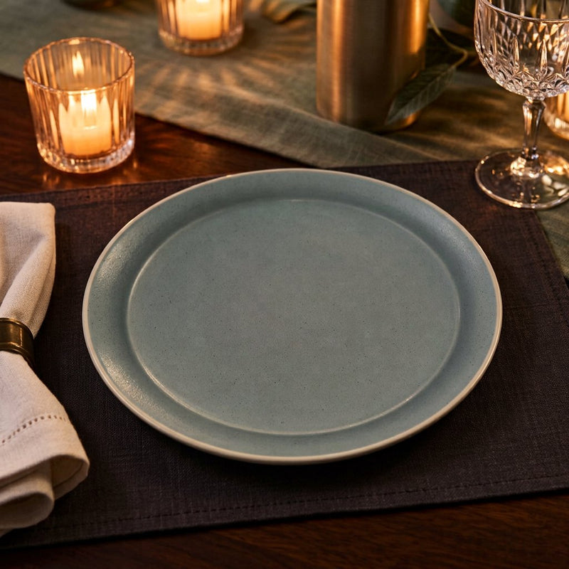 Glaze Ceramic Dinner Plate 6 pcs
