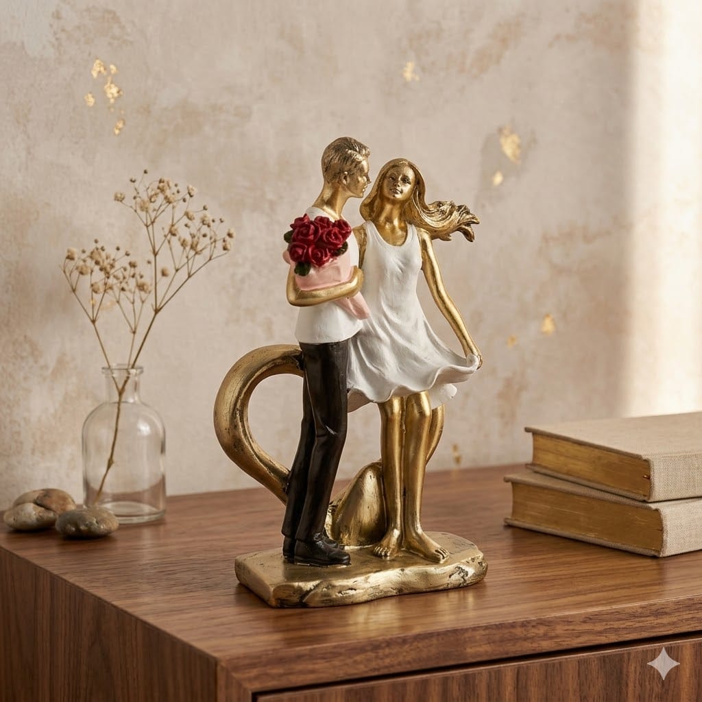 Royal Couple Decor Showpiece