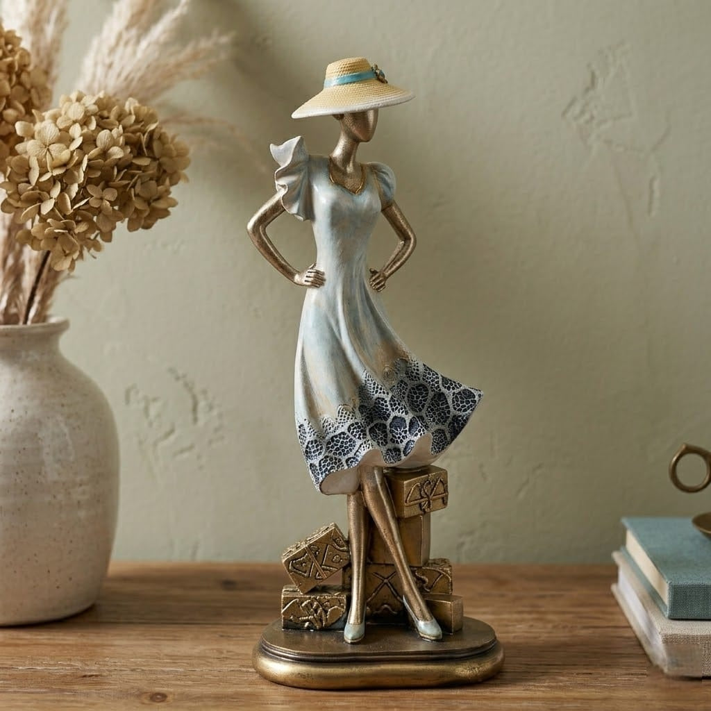 Opulent Girl Decor Showpiece