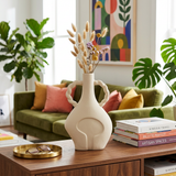 Elegant Dual Twisted Handle Vase