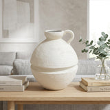 Atlas Cutout Resin Pitcher Vase