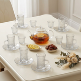 Royal Design Premium Glass Kava & Tea Set 18 Piece