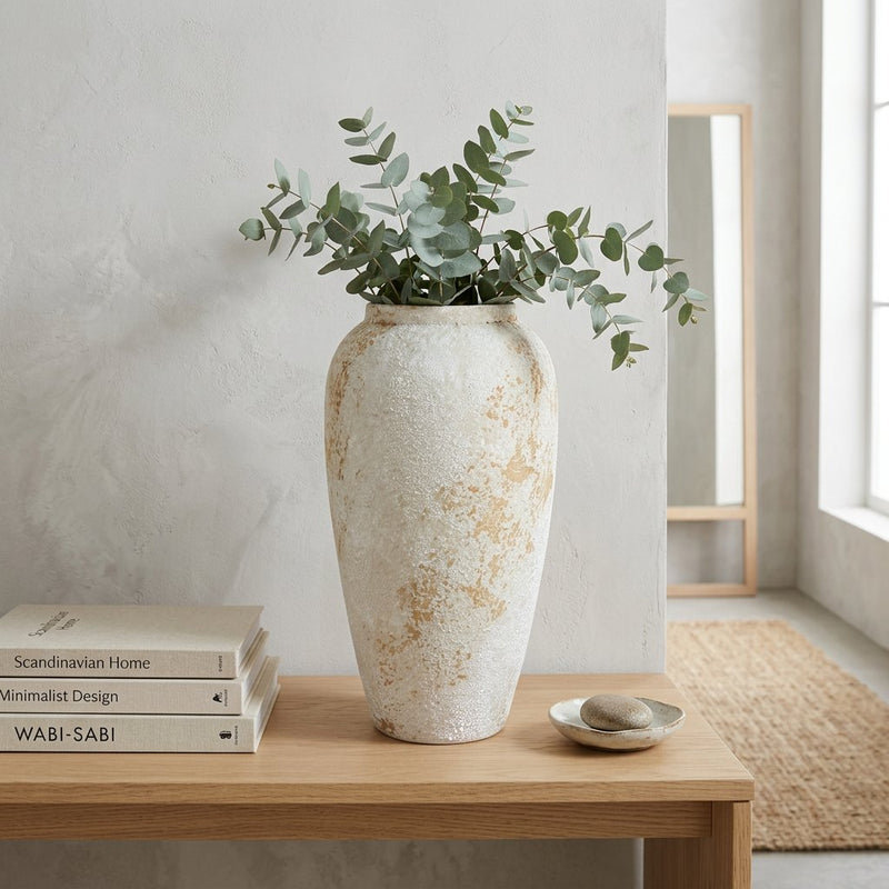 Antique Dual Tone Textured Vase