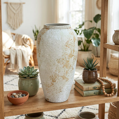 Antique Dual Tone Textured Vase