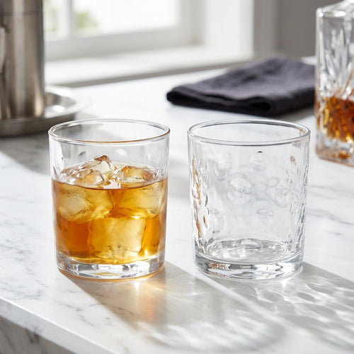Old Fashioned Glass for Spirits, Cocktails & Water Set of 6