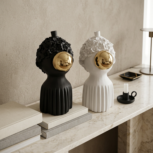Modern Bubblegum Girl Bust Statue