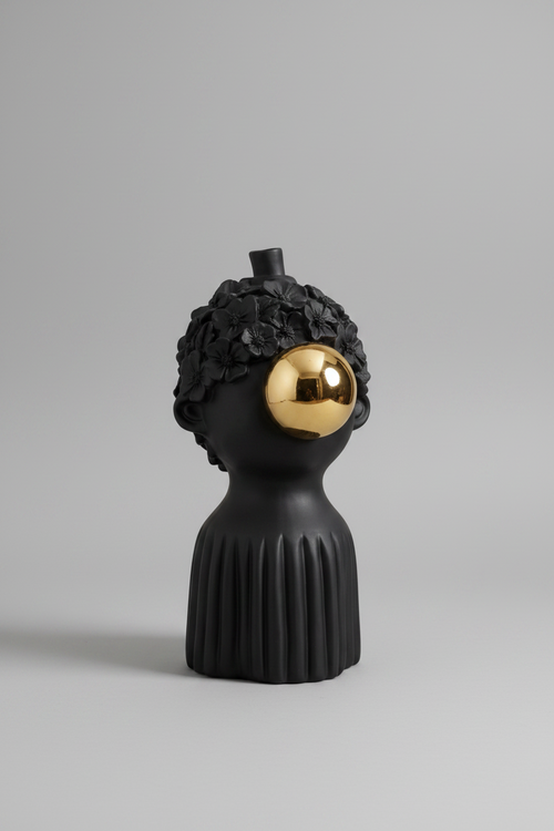 Modern Bubblegum Girl Bust Statue