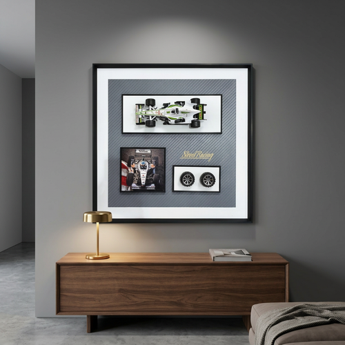 Premium Formula Racing 3D Shadow Box Wall Art