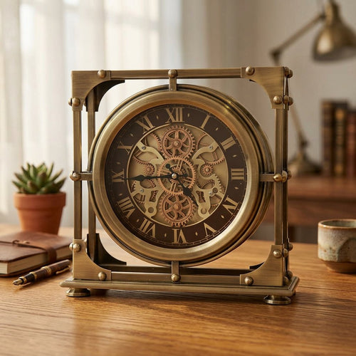 Ironclad Industrial Table Clock