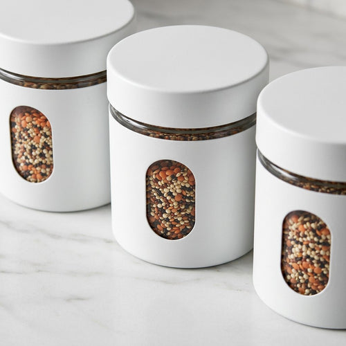 Elegant Kitchen Counter Canisters Set of 3