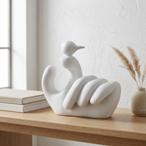 Bird on a Finger Abstract Gesture Sculpture