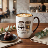 Elegant Quirky Coffee Lovers Ceramic Mug