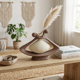 Dune Horizontal Cutout Ceramic Vase