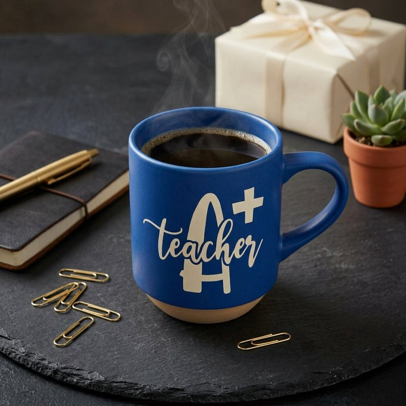 Dual-Tone Teacher Appreciation Ceramic Coffee Mug
