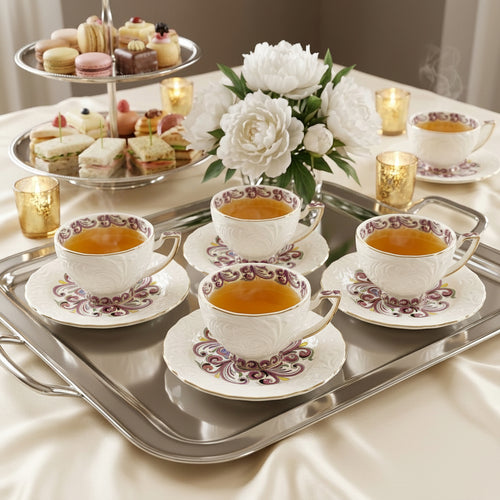 Vintage Royal Teacup & Saucer Set of 6