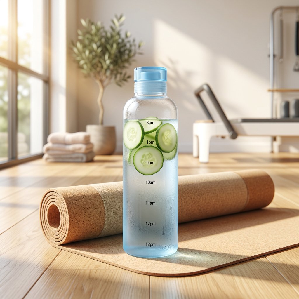 Elegant Hydro Track Glass Water Bottle