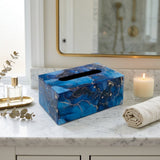 Midnight Sapphire Ink Tissue Box Cover