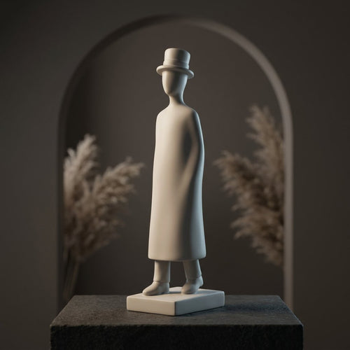 Anonymous Gentleman in Top Hat Sculpture