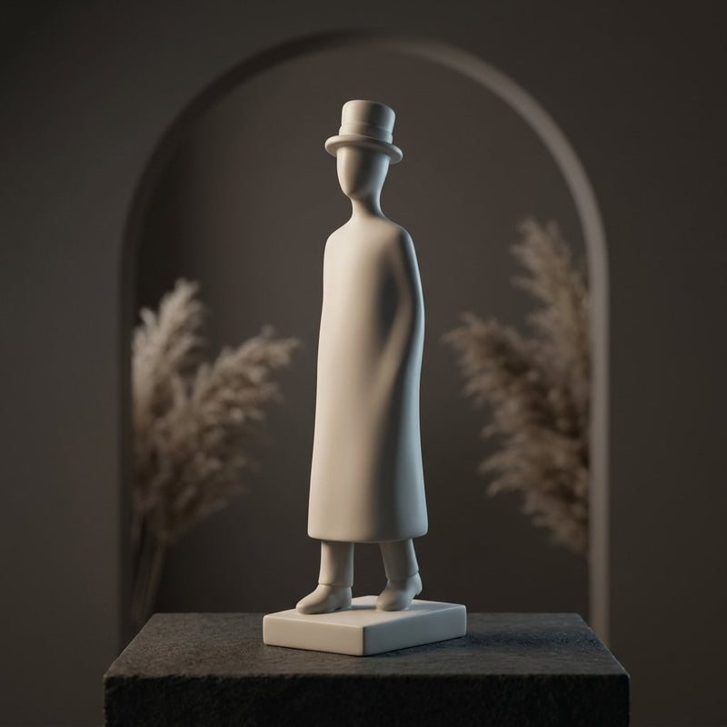 Anonymous Gentleman in Top Hat Sculpture