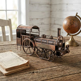 Vintage Metal Steam Locomotive Model