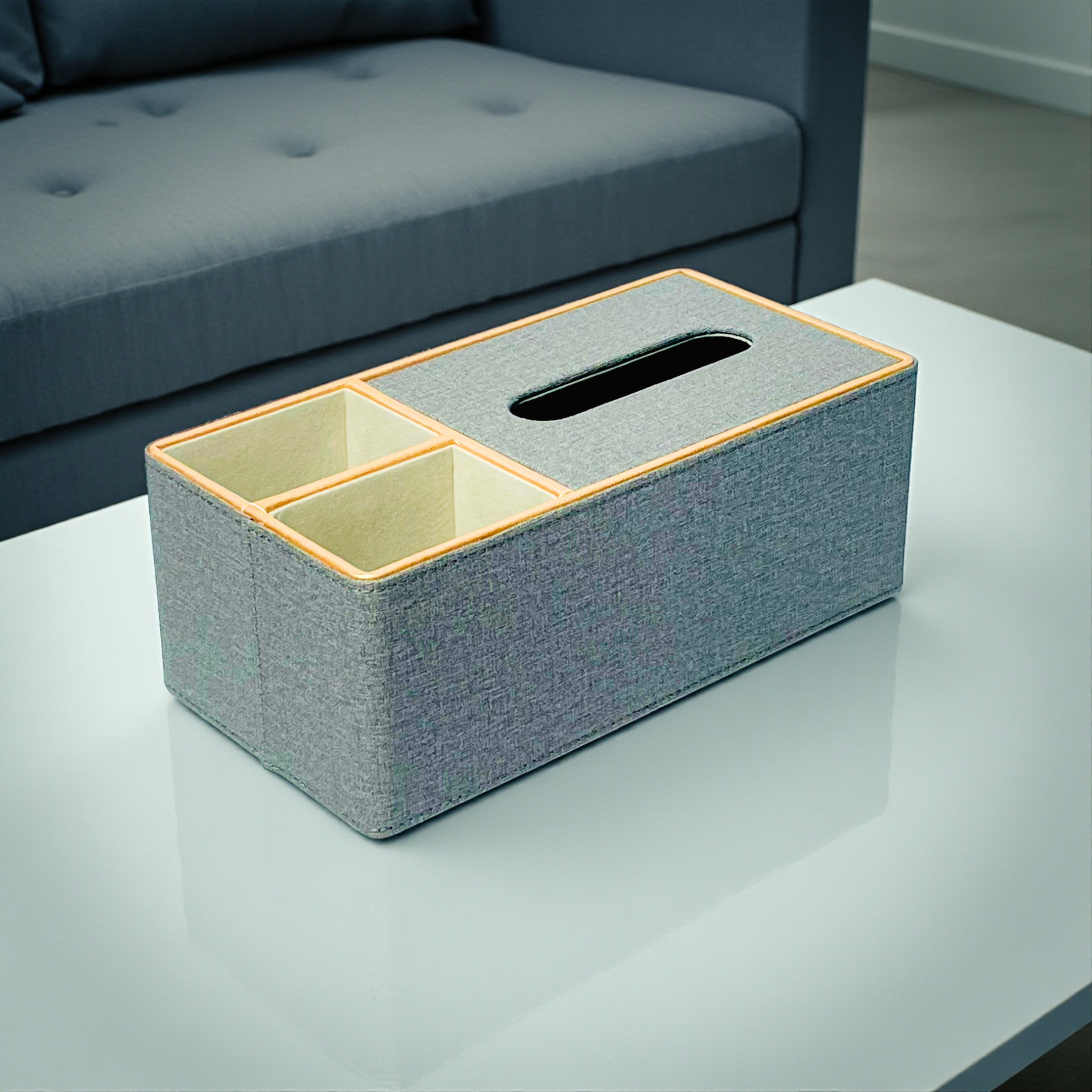 Modern Home Décor Tissue Box With Storage Space