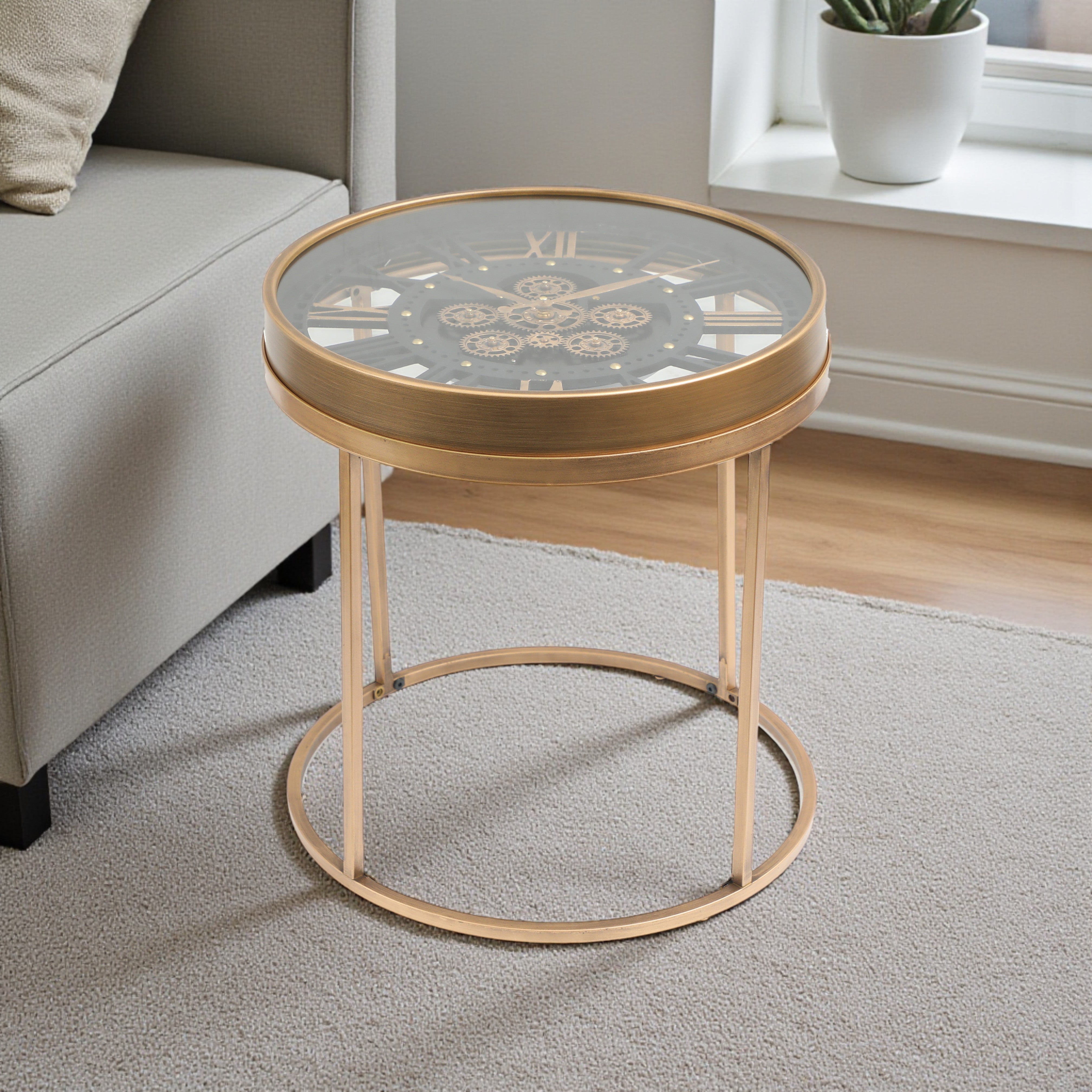 Elegant Home Decor Coffee Table Clock