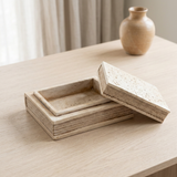 Elegant Stacked Book Keepsake Box Set