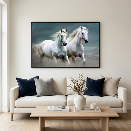 Modern Equestrian Wild Animal Canvas Art