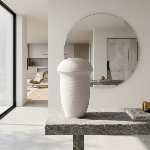 Elegant Mesa Dome Textured Vase