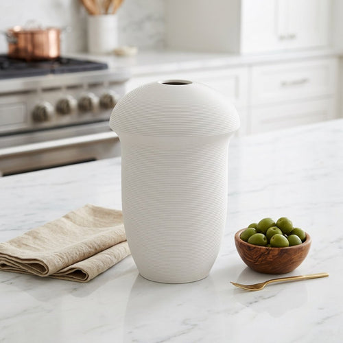 Elegant Mesa Dome Textured Vase