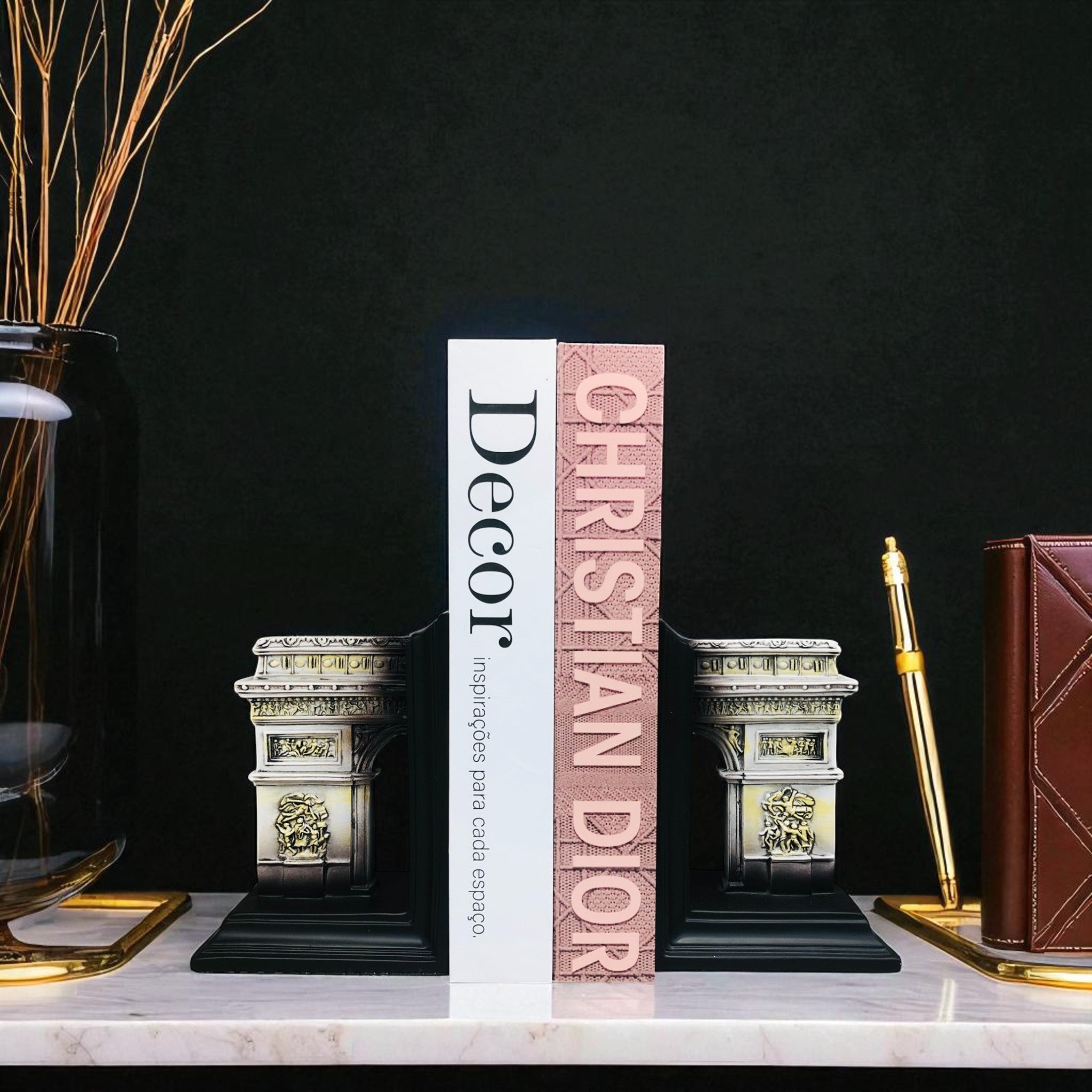 Architectural Bookends – Arc de Triomphe Design
