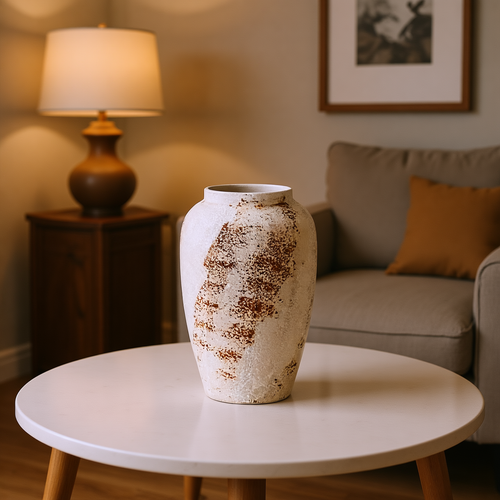 Modern Sandstone Textured Vase
