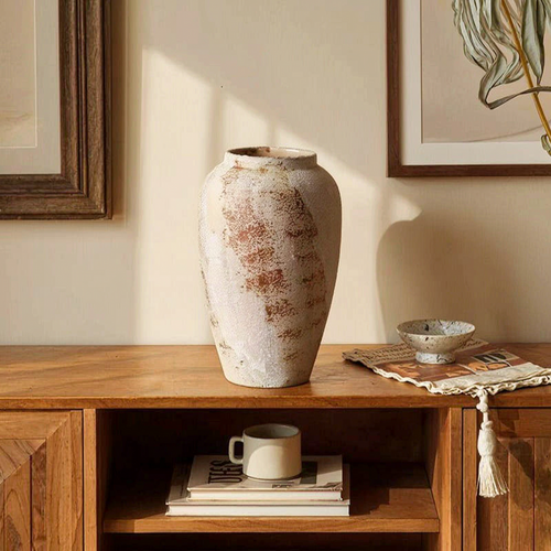 Modern Sandstone Textured Vase