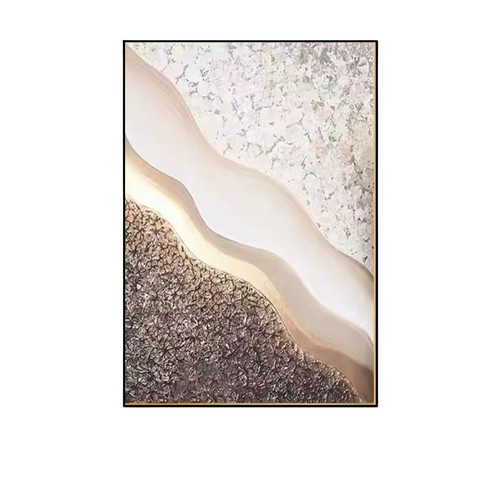 Elegant Neutral Abstract Canvas Wall Art