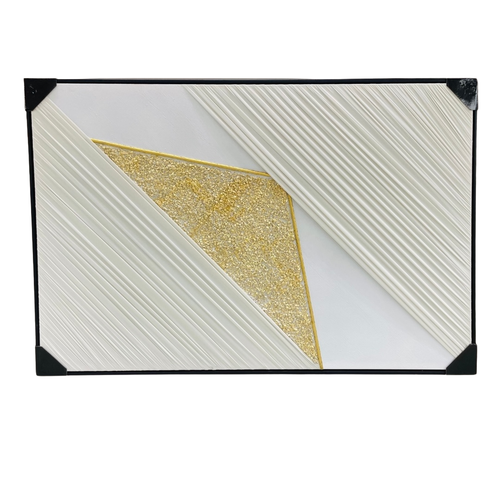 Modern Arc Textured Wall Art Frame